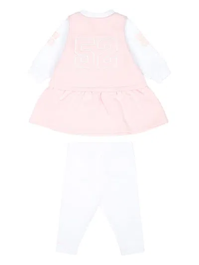 Givenchy Logo-print Dress Set In Pink