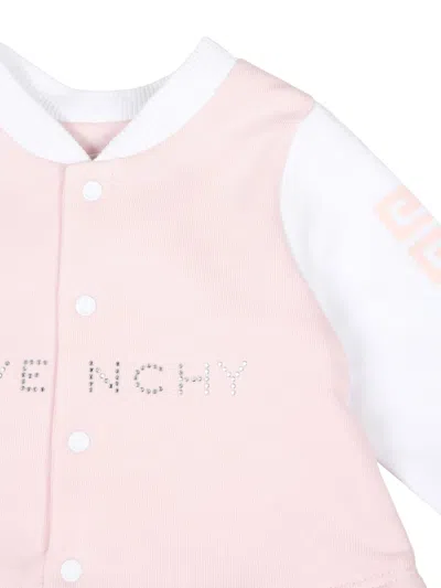 Givenchy Logo-print Dress Set In Pink