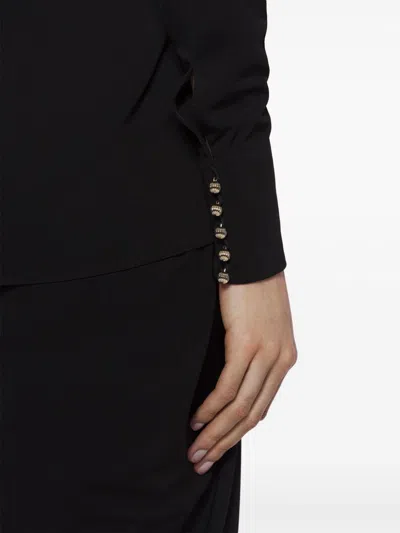Lanvin Cut-out Blouse In Black