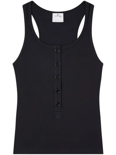 Courrèges Courreges T-shirts And Polos In Black
