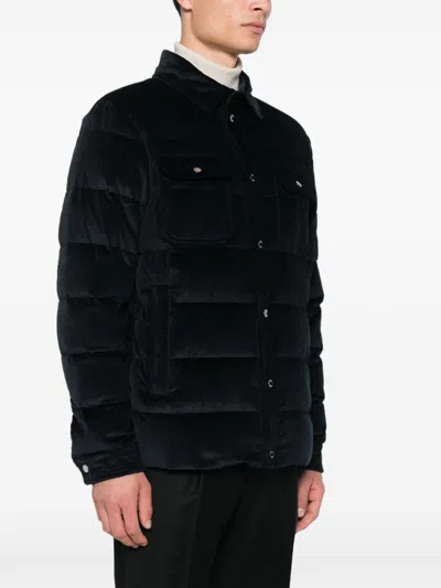 Moorer Veton Jacket In Blue