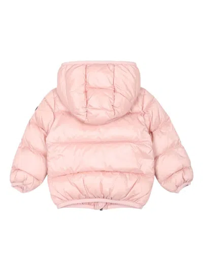 Colmar Pink Down Jacket For Baby Girl With Logo In Pink