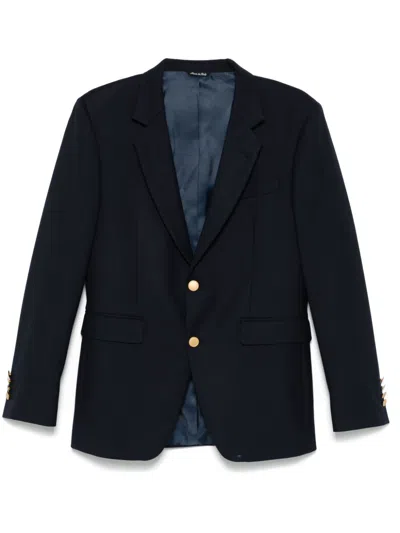 Shop Reveres 1949 Single-breasted Blazer In Blue