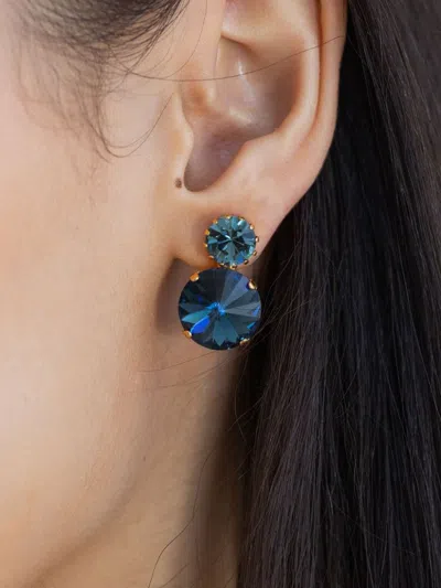 Jennifer Behr Myrla Drop Earrings In Blue