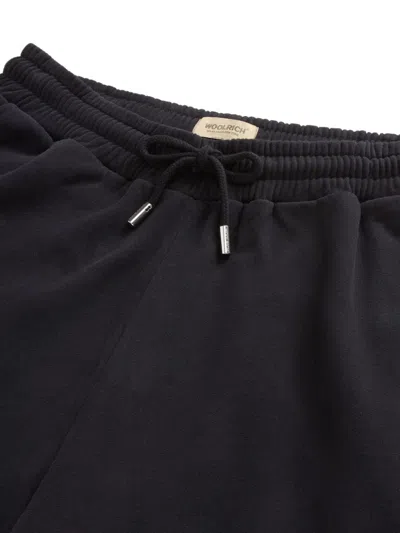Woolrich Lightweight Drawstring Track Pants In Black