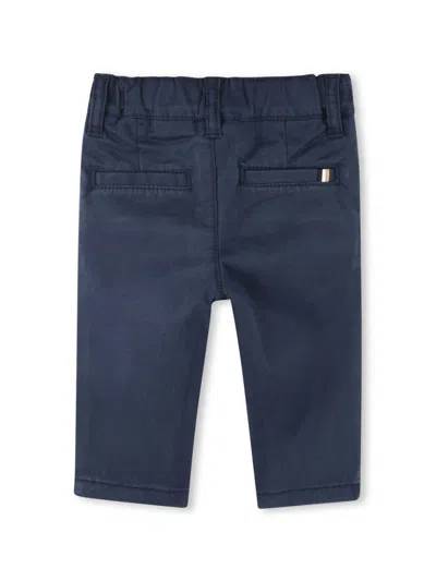 Bosswear Twill Trousers In Blue