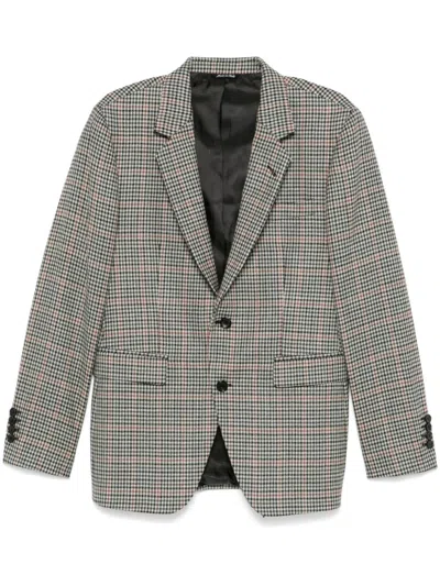 Shop Reveres 1949 Houndstooth-pattern Blazer In Neutrals