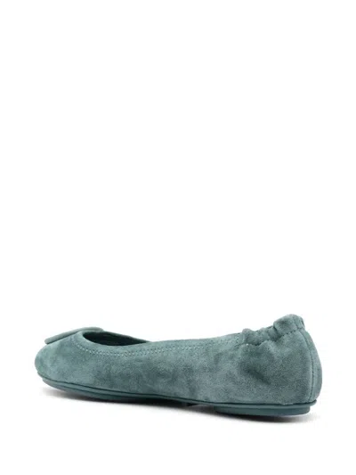Tory Burch Minnie Ballet Flats In Blue