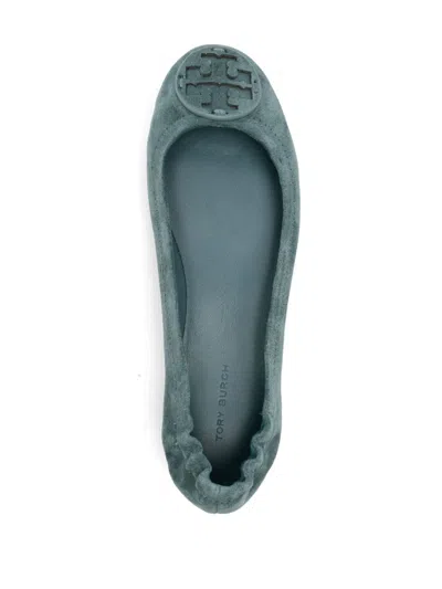 Tory Burch Minnie Ballet Flats In Blue