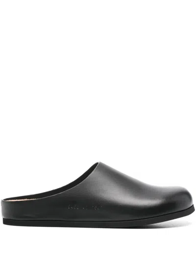 Common Projects Round-toe Mules In Black