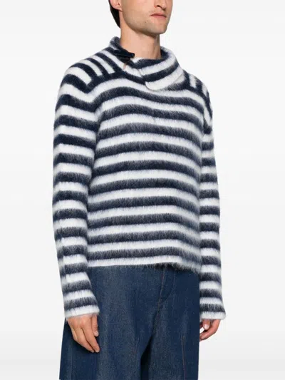 Jacquemus 'marina's Mohair Sweater In Blue