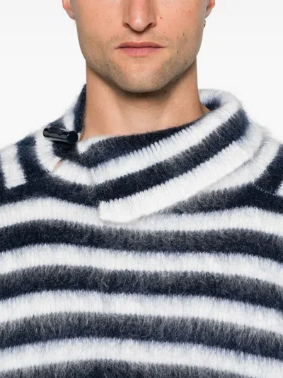 Jacquemus 'marina's Mohair Sweater In Blue