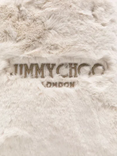 Jimmy Choo Small Lenny North-south Tote Bag In White