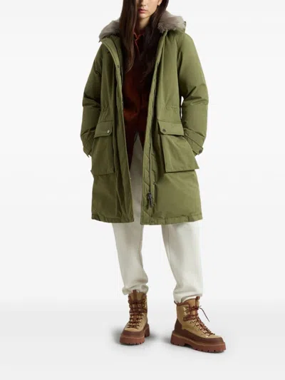Woolrich Arctic Medium Parka In Green