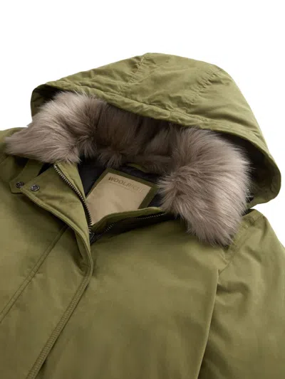 Woolrich Arctic Medium Parka In Green