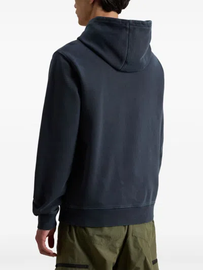 Woolrich Man Sweatshirt Navy Size Xl Cotton In Blue