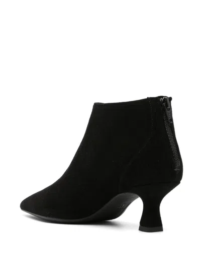 Roberto Festa Esta High Heels Ankle Boots In Black Suede In Black