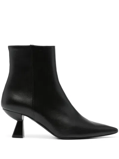 Roberto Festa 65mm Leather Boots In Black