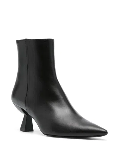 Roberto Festa 65mm Leather Boots In Black