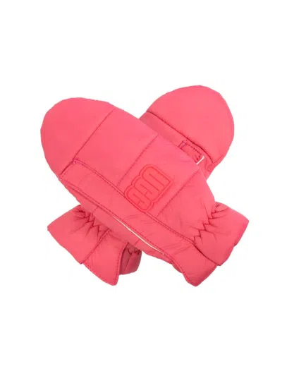 Ugg Maxi Aw Mittens In Pink
