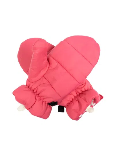 Ugg Maxi Aw Mittens In Pink