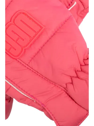 Ugg Maxi Aw Mittens In Pink