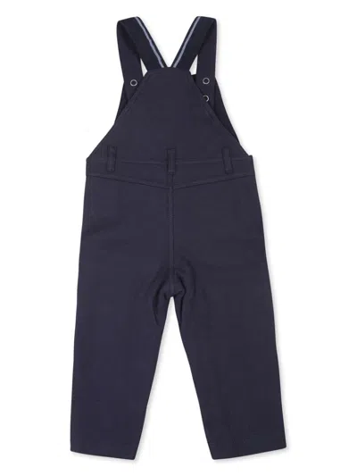 Bosswear Logo-embroidered Dungarees In Blue
