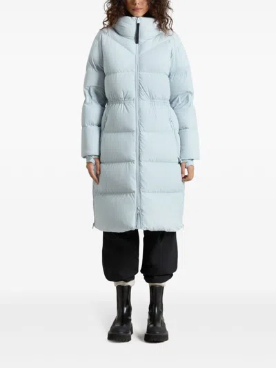Woolrich Quilted Puffer Parka In Blue