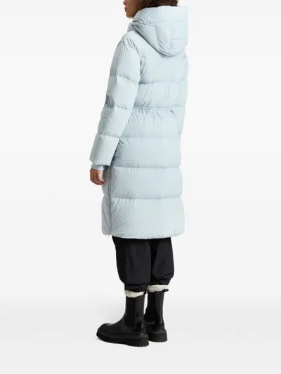 Woolrich Quilted Puffer Parka In Blue