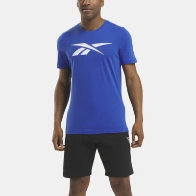 Reebok Men's Vector Graphic T-shirt In Boundless Blue