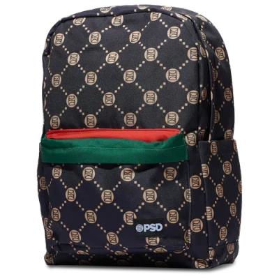 Psd Emblem Lux Backpack Green/brown/red Size One Size In Green/brown/red