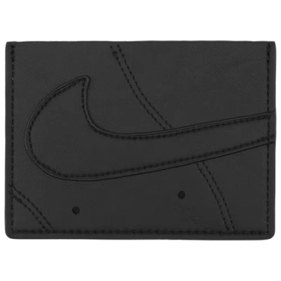 Nike Mens  Icon Air Force 1 Card Wallet In Black/black/black