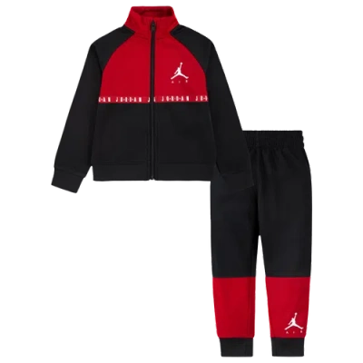 Jordan Boys  Jumpman Air Blocked Tricot Set In Black/white
