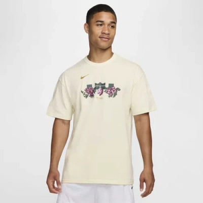 Nike Men's Lebron Max90 Basketball T-shirt In Coconut Milk