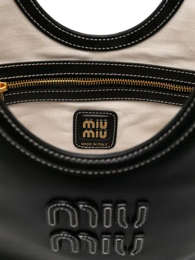 Miu Miu Ivy Tote Bag In Schwarz