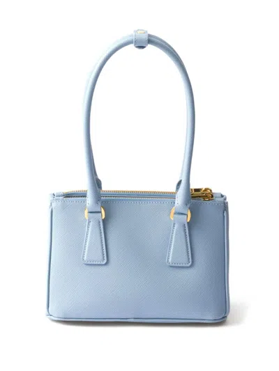 Prada Galleria Saffiano Leather Mini-bag In Blau
