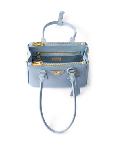 Prada Galleria Saffiano Leather Mini-bag In Blau