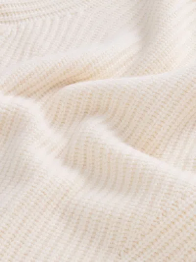 Woolrich Long Sleeve Sweater In Nude