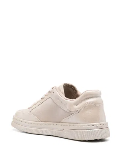 PINKO LAMINATED SUEDE SNEAKERS 