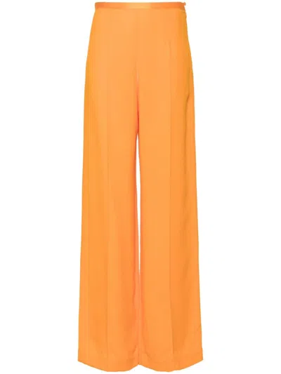 Taller Marmo Marlene Palazzo Pants In Orange