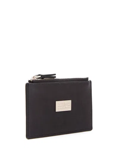 Mm6 Maison Margiela Numeric Bifold Wallet In Schwarz