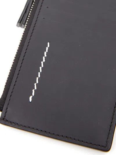 Mm6 Maison Margiela Numeric Bifold Wallet In Schwarz
