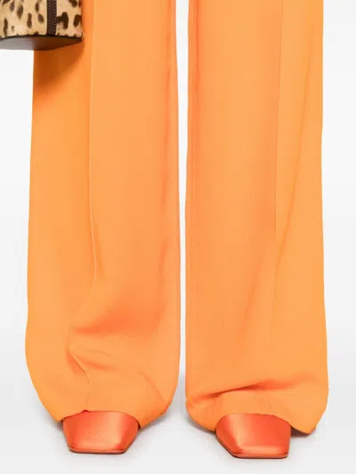 Taller Marmo Marlene Palazzo Pants In Orange