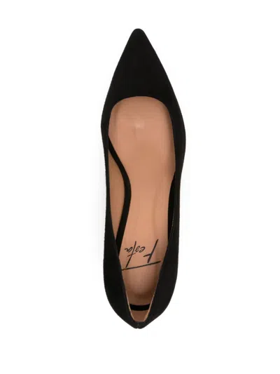 Roberto Festa Arnet Black Suede Pumps In Schwarz