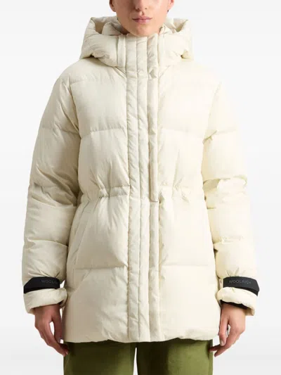 Woolrich Long-sleeved Cotton Clothes In Nude