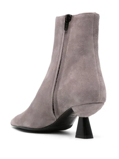Roberto Festa 65mm Suede Boots In Grau