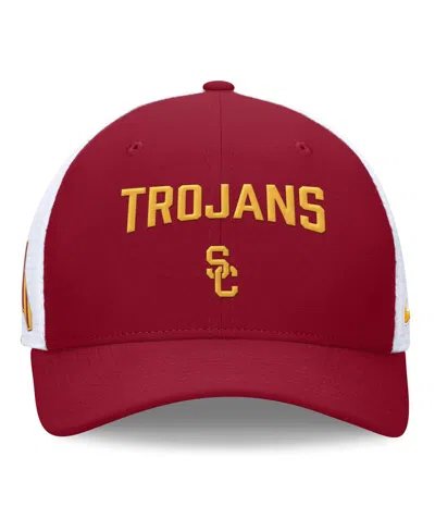 Nike Men's Cardinal/white Usc Trojans Primetime City Trucker Adjustable Hat In Cardinal,white