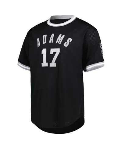 Pro Standard Men's Davante Adams Black Las Vegas Raiders Mesh Player Name Number Top In Black