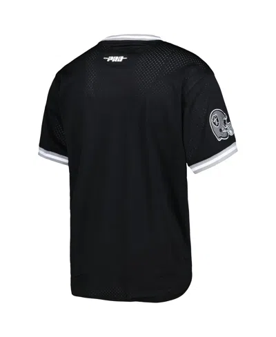 Pro Standard Men's Davante Adams Black Las Vegas Raiders Mesh Player Name Number Top In Black
