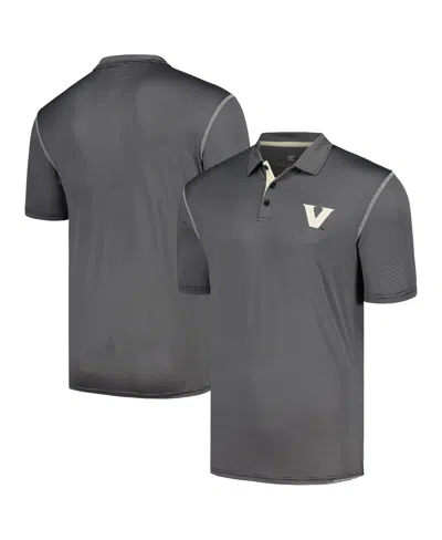 Colosseum Men's Black Vanderbilt Commodores Cameron Polo In Black